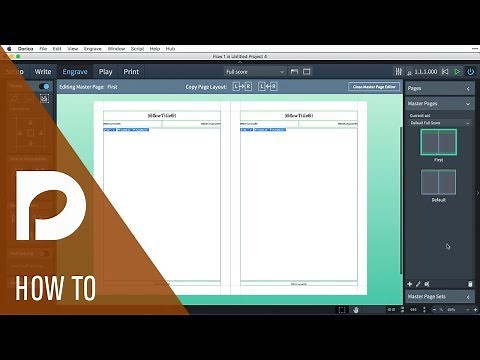 Introduction to Pages and Master Pages | Page Layout in Dorico