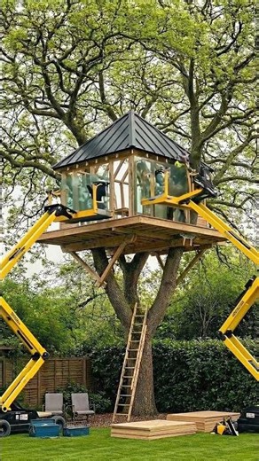 Built a Luxury Treehouse in 30 Seconds