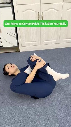 Flatten Your Lower Belly in Just 5 Minutes a Day with This Simple Pelvic Tilt Correction at Home