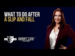 What to do After a Slip and Fall Accident