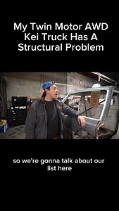 My AWD 550HP twin motor Kei truck has a major structural problem - there isn’t one. Kei trucks don’t really have a frame, they have some paper-thin tubes that look like a frame. So let’s go through my options for fixing it and making sure I don’t end up in a 2,500 pound rat trap. This is the first three minutes, full episode is out right now. | Andy Didorosi