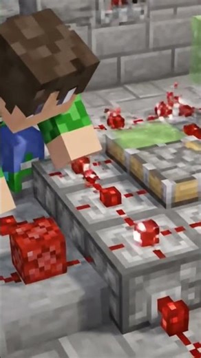 Making machines from redstone in Minecraft #minecraft