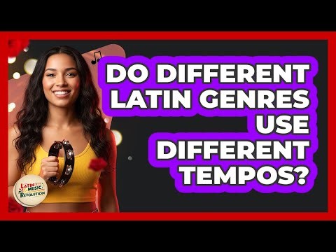 Do Different Latin Genres Use Different Tempos?