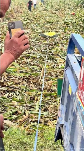 How to Pull Line in Cornfield with Smartphone Distance Measurement!