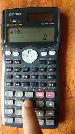 How to Find Exponential | scientific calculator (Casio fx-991MS)