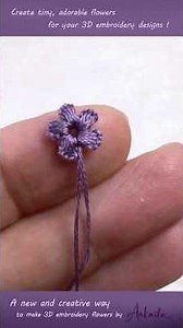 How to Make This 3D Embroidery Flower🌸Cute Roses & Flowers 3D Embroidery Wreath 🌹 PDF Pattern