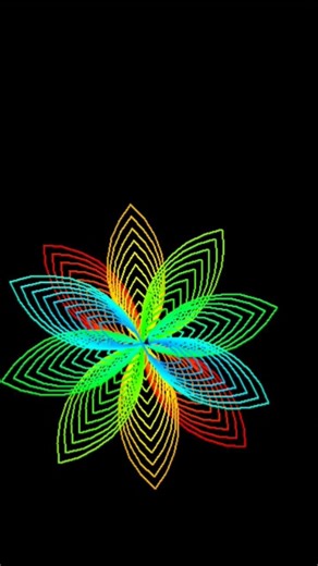 Flower Design using Turtle 🐢 #program #shorts #turtles #viralshorts