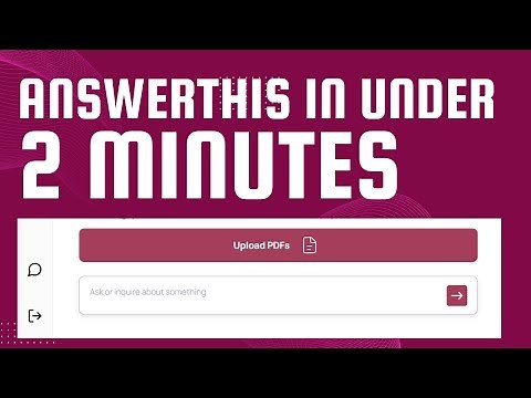 AnswerThis In Depth Tutorial In Under 2 Minutes (Best Free AI Tool For Researchers!)