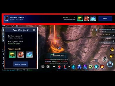 Bull Fiend Research 3 / Find the Bizarre Statue Mir4