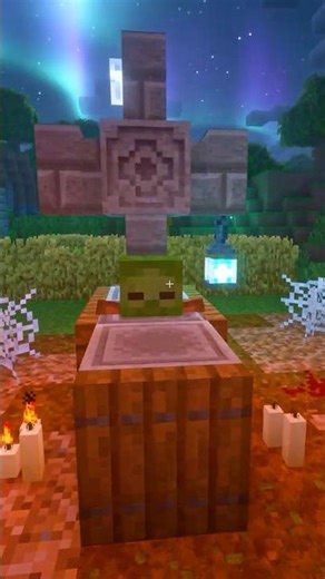 Minecraft Jumpscare Grave👻 #shorts #minecraft #halloween
