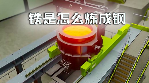 3D动画演示，铁是怎么炼成钢