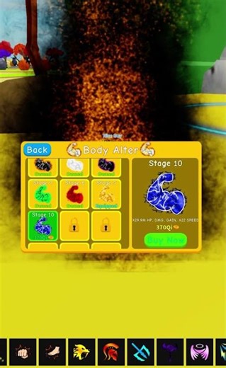 #Roblox Lifting Simulator I got Stage 10