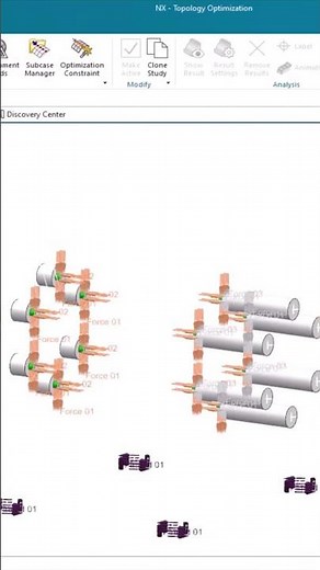 Generative design in action - topology optimization CAD