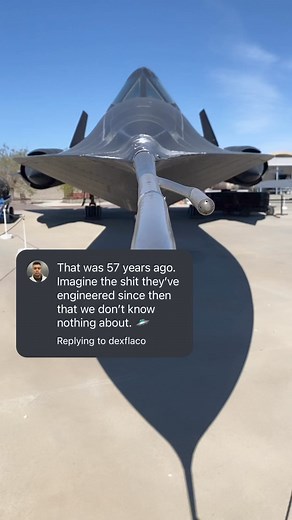 9.3K views · 165 reactions | Thanks to Palm Springs Air Museum for letting us play with DarkStar for this clip. #Lockheed #Skunkworks #Area51 #TopGun | David Alan Arnold | Facebook