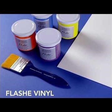 Tutorial - Flashe: bright matt vinyl paint and iridescent medium | Lefranc Bourgeois