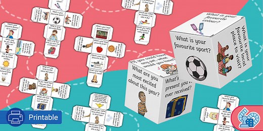 All About Me Dice Game - A Box About Me