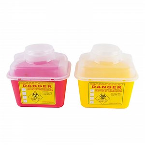 [Hot Item] Disposal Bins Container Collection Boxes Disposable Sharps Container Medical Safety Box