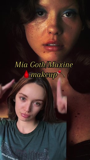 Maxine Makeup Look from X Movie