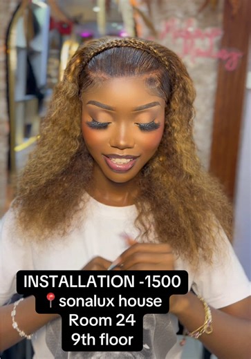 Human Hair Extensions Installation Process