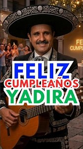 🎂 ¡FELIZ CUMPLEAÑOS YADIRA QUERIDA! Mariachi Ranchero Las Mañanitas para Yadira #Shorts