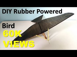 How To Make Ornithopter | Rubber Band Powered Bird #Ornithopter