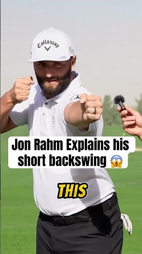 Short backswing = more accuracy + power 🔥🙌🏻 #golf #golfswing #golfcoach #golftips