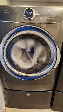 How to change dryer belt, clean, and disassemble Electrolux Dryer Front Load Service part 2 of 3