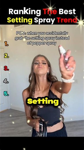 Ranking The Best Setting Spray Trend #tiktokviral
