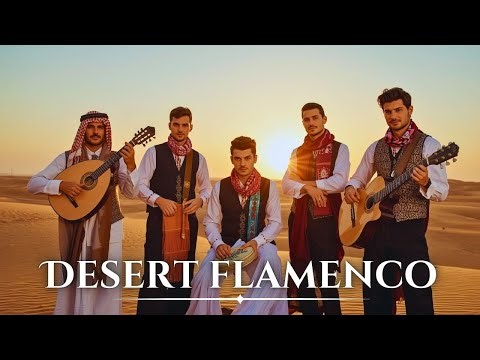 🎵 Desert Flamenco Fusion Music | Spanish Guitar & Arabic Melodies