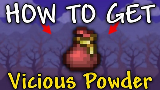 How to get Vicious Powder in Terraria 1.4.4.9 | Vicious Powder Terraria