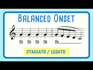 Vocal Warm Up Balanced Onset | Staccato Legato - Male Singers