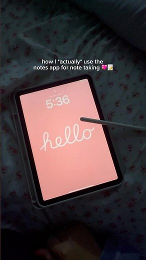 How I Use the IPad Notes App || #ipad #notes #study #productivity #tech #apple #tablet #applenotes