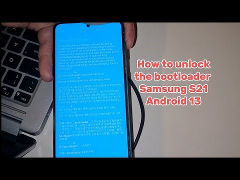 How to unlock the bootloader on Samsung Galaxy S21 5G | Android 13, 12 &11 #s215g #unlockbootloader