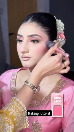 Soft Pink Bridal Glam Makeup Tutorial 💖 | Elegant Indian Bride Makeup Look Step by Step #makeup