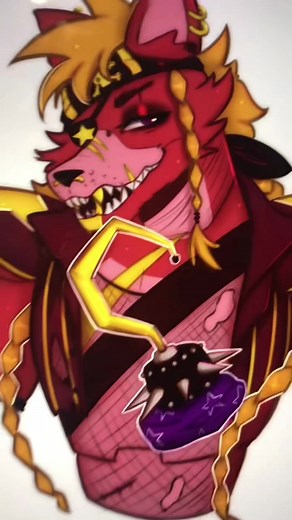 MATERIAL GWORN’TS Revealed! Glamrock Foxy Fan Art | FNAF Security Breach
