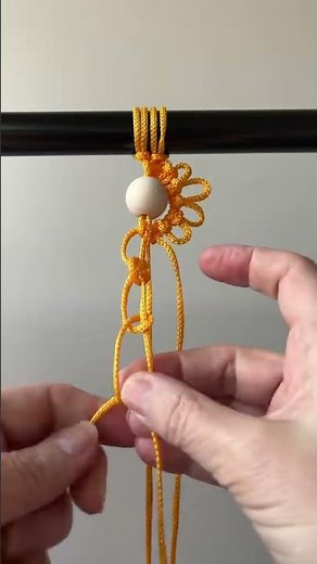 Easy macrame design for beginner step-by-step 🪢 #knot #macramepattern #macrame #macrametutorial