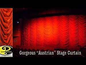 Austrian Stage Drape - See Its Raising and Lowering