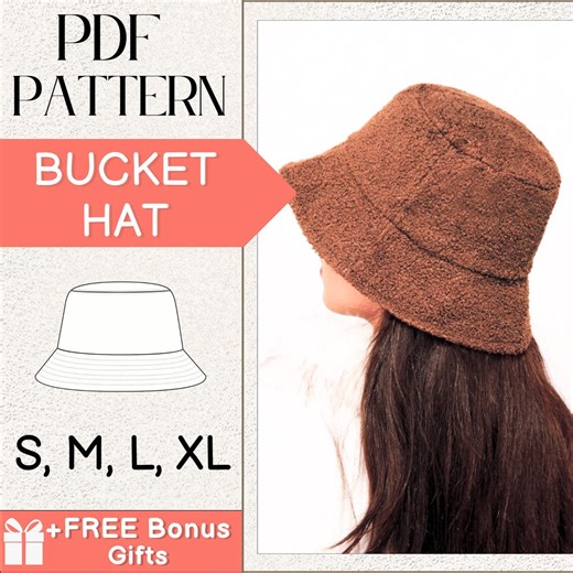 SEWING Bucket Hat Pattern PDF, Beginner Pattern, Easy Bucket Hat Pattern, Women Sewing Pattern, Reversible Hat Pattern, Adult Bucket Hat - Etsy New Zealand