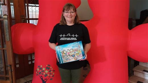 Jigsaw speed puzzling national champion Katrina Coleman flipping fast to defend title as Australia's best