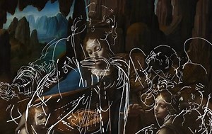 Un algoritmo desvela dibujos ocultos en una obra maestra de Da Vinci