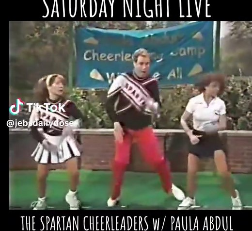 Spartan Cheerleaders Sketch on SNL Featuring Paula Abdul