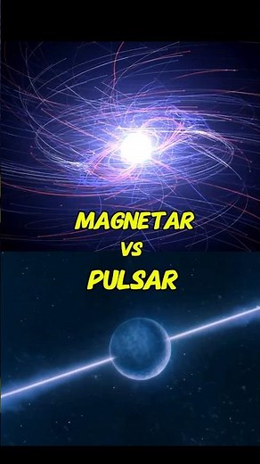 Magnetar vs Pulsar ⚡ Which Is More Dangerous? #space #blackhole #universe