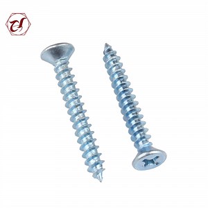 [Hot Item] Csk Head Self Tapping Screw/DIN7982 Self Tapping Screw/Flat Head Countersunk Head Self Tapping Screw/Phillips Cross Screws