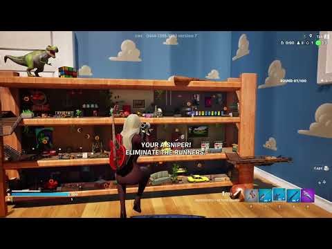 228 HEADSHOT WITH A SNIPPER | Fortnite: Snippers VS. Runners | Part 2