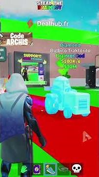 x100 LUCK + CODES + NEW EVENT Secret Steal the Brainrot #shorts