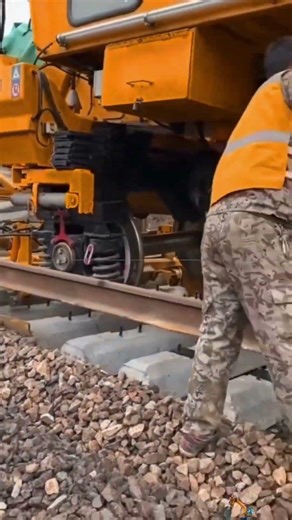 China's Magic Machine: 3 KM of Railway Line in 1 Day! 😱 Railway Engineering #Shorts
