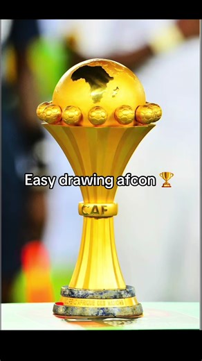 Easy Drawing of the Africa Cup Nations Trophy