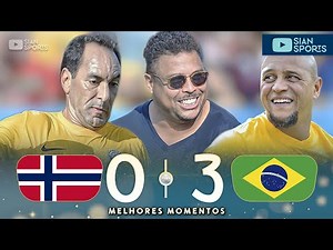 GOAL IN THE MIDDLE FIELD RONALDO, BEBETO, EDMUNDO AND + LEGENDS OF BR WIN REVENCHE AGAINST NORWAY