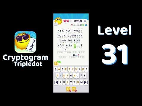 Cryptogram Tripledot Level 31 Answer | SolutionGuruji
