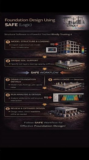 Foundation Design Using SAFE (Logic) | Structural Engineering Roadmap